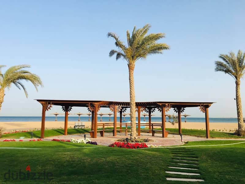 chalet for sale direct sea view at blue blue ain sokhna beside mountain view & lavista 9