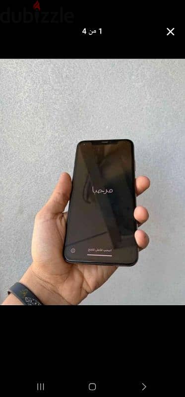 iphone x max  256   . بطاريه ٩٠. بالعلبه والشاحن الاصلي فبريكه 1