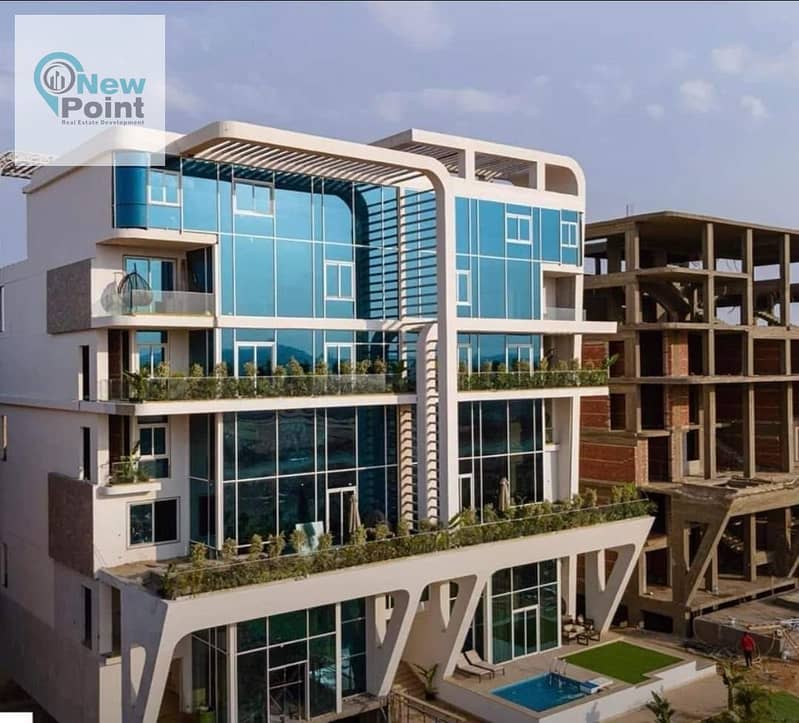 Fully finished apartment 181m for sale in Amara New Cairo Compound 5