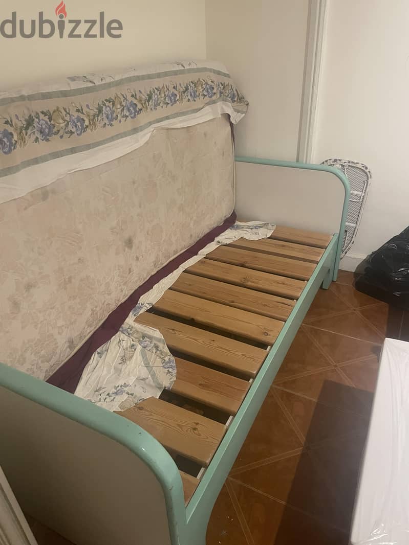 Bed with Matress 90*190cm / سرير بالمرتبه 2