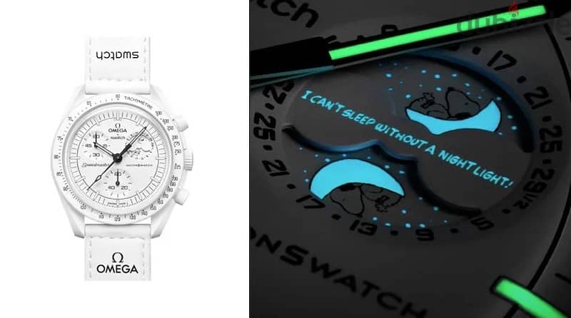 Omega X Swatch : MISSION TO THE MOONPHASE - SNOOPY 1