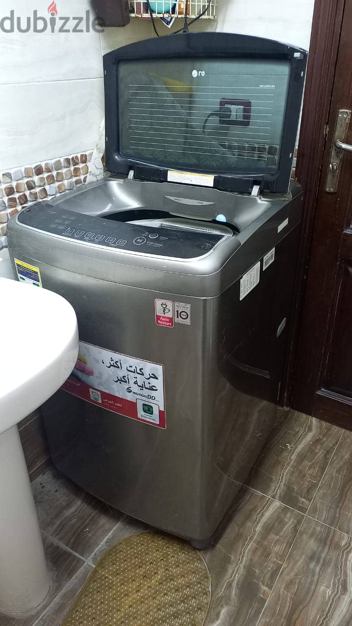 غسالة LG 14k  Model T1432afps5 حلة استانلس و مروحة استانلس   بدون ضمان 4