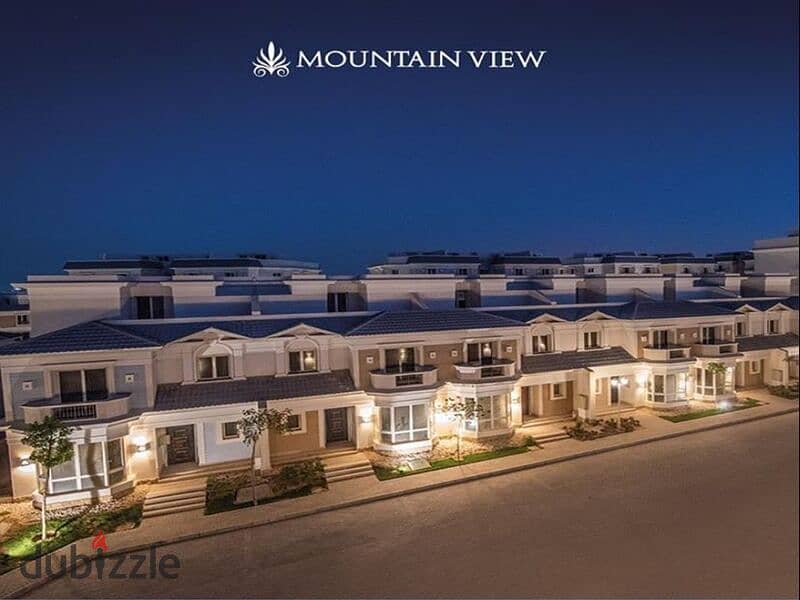 The last standalone villa, 595 sqm, is ready for immediate handover from Mountain View in October Park, near New Giza and Palm Hills. 13