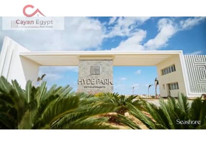 Sea View Townhouse Villa on the sea in Sea Shore from Hyde Park with a construction rate exceeding 60% in installments with a special discount