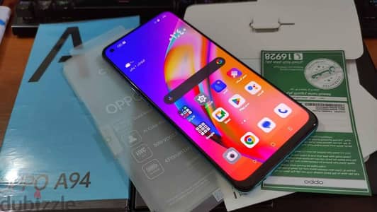 Oppo A94 موبايل أوبو زيرو بدون خدش بكافة مشتملاته