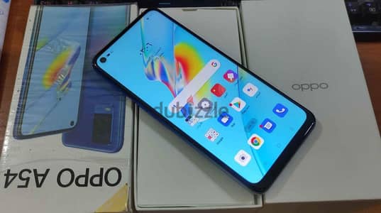 Oppo A54 موبايل اوبو زيرو 128 بكل مشتملاته بسعر لقطه لسرعة البيع