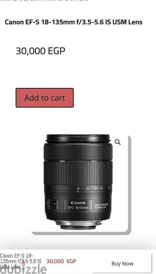 Canon lens nano ultra usm 18 135 efs بتقنية النانو بنصف الثمن لسرعة ا 3