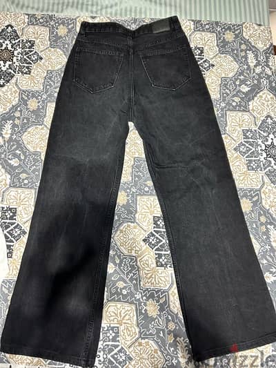 Bershka black ripped jeans