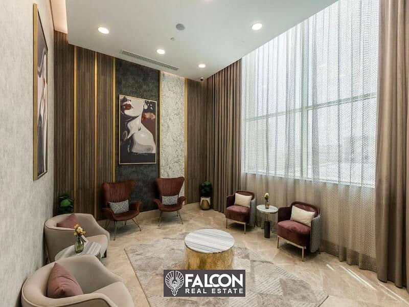 ((Receive now with a 15% down payment)) A fully finished apartment in the heart of New Alamein Downtown, next to City Edge Towers 3