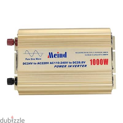 انفرتر ١٠٠٠ موجة نقية مايند inverter meind 1000W pure sine wave ups