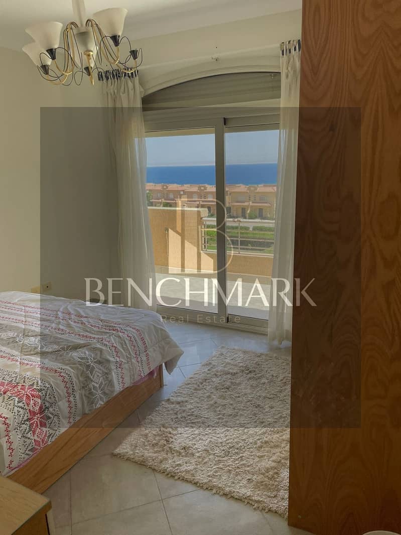 Villa Duplex 180 m for sale, double sea view, in Ain Sokhna Hills Village, next to Porto, installments over 8 years 4