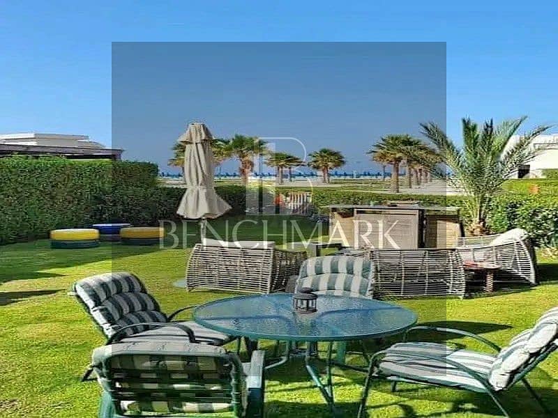 Garden Chalet for sale 140 meters, immediate delivery, in La Vista Gardens Ain Sokhna, next to Porto View, sea view, in installments 0