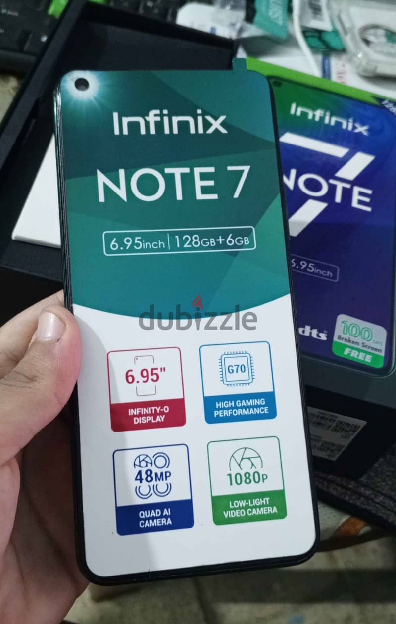 Infinix Note 7 بحاله ممتازه جدا 2