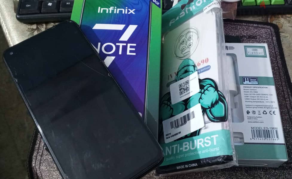 Infinix Note 7 بحاله ممتازه جدا 7