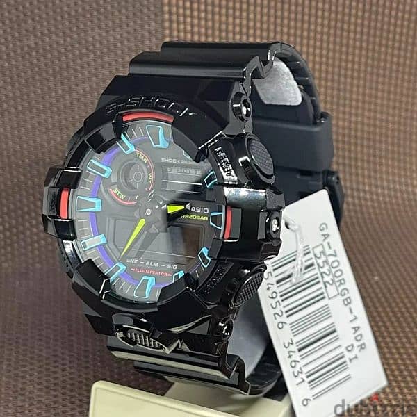 للبيع ساعة كاسيو جي شوك  موديل Casio G-shock GA-700RGB-1ADR 1