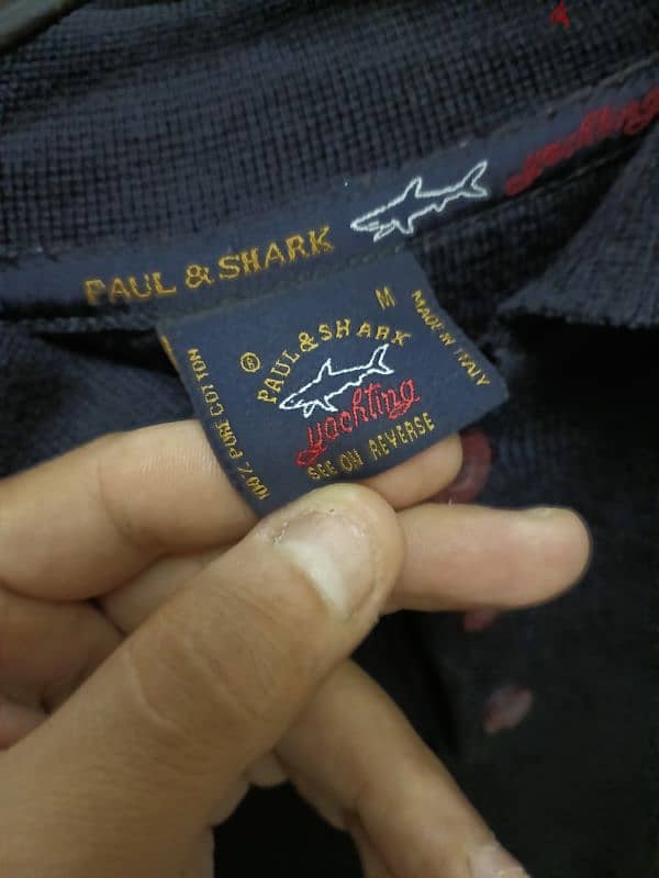 بلوڤر رجالي إيطالي  PAUL  & SHARKإستخدام جيد جداً يلابس من 75 إلي 85 ك 1