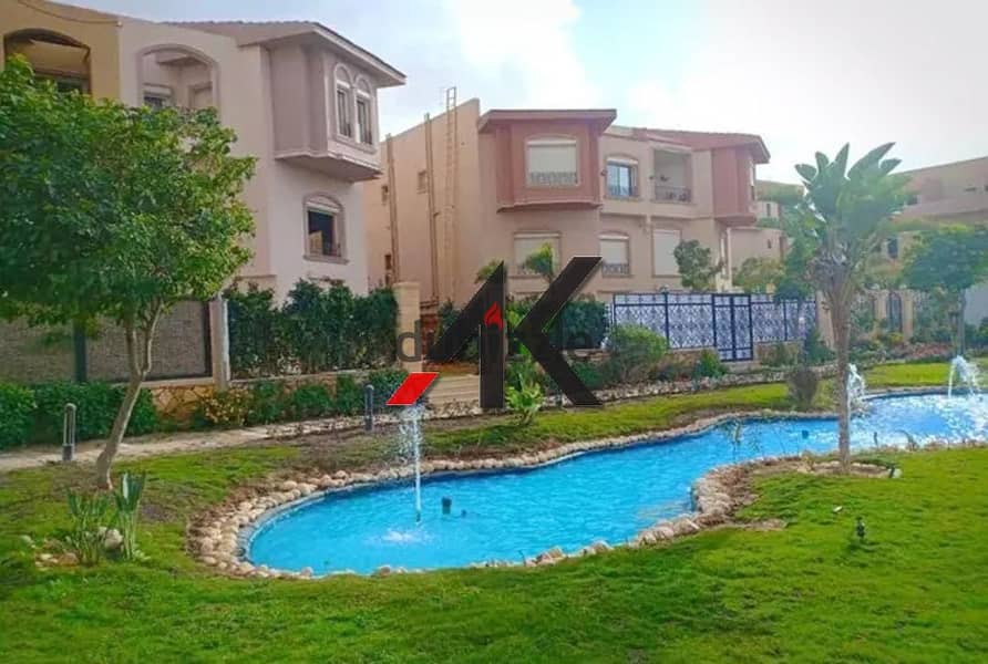 Prime Location Twin with pool For Rent in Moon Valley - New Cairo 5