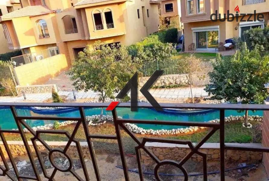 Prime Location Twin with pool For Rent in Moon Valley - New Cairo 6