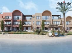 Apartment with garden 99m for sale in Kamaran El Gouna Orascom - overlooking sandy pools 0