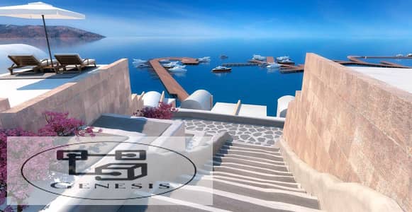 Chalet 120m finishing hotel open view on the sea in IL Monte Galala Ain Sokhna