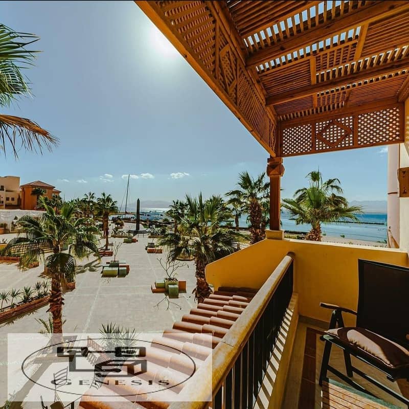 Sea view Chalet for sale with 2 bedrooms finished in Somabay Hurghada 10