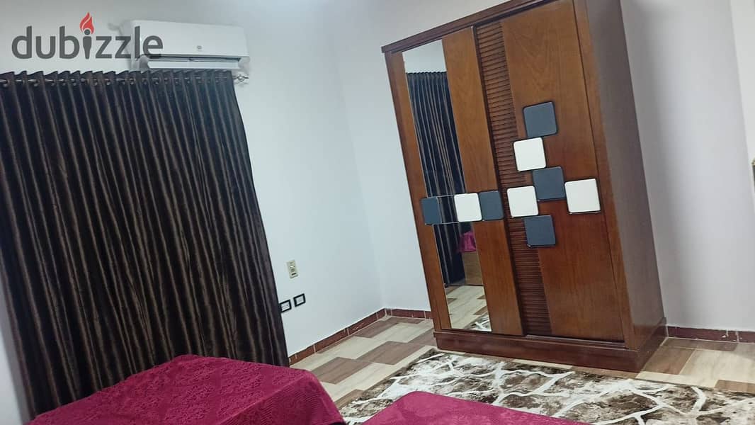 Furnished apartment for rent in Al Narges Buildings in Fifth Settlement 5