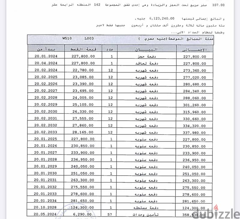 شقه107م للبيع في مدينتي B14 مقدم واقساط دور متكرر مطلوب جدا اتجاه بحرى 1