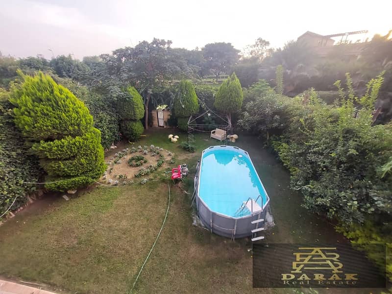 The largest twin house villa for sale in Madinaty with special finishes, the largest land area, and the best view. Fully equipped with kitchen and air 2