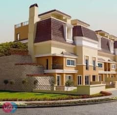 Villa for sale very special price 4 rooms in Sarai Compound very special location wall in wall with Madinaty on the Suez Road entrance to Mostkbal 0