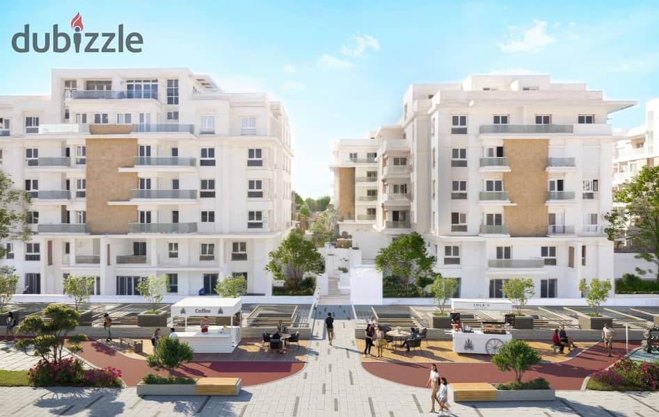 Live in Mountain View, an apartment with a landscape view, in installments for 8 years, at the best price in Sheikh Zayed 8