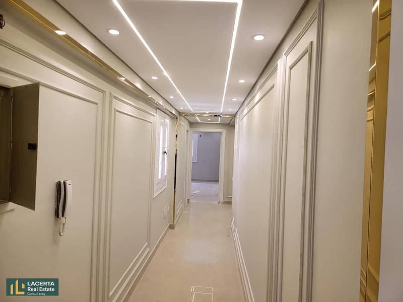 Apartment for sale in installments, super luxurious finishing in the heart of the capital, 10% down payment and equal installments over 12 years, 3