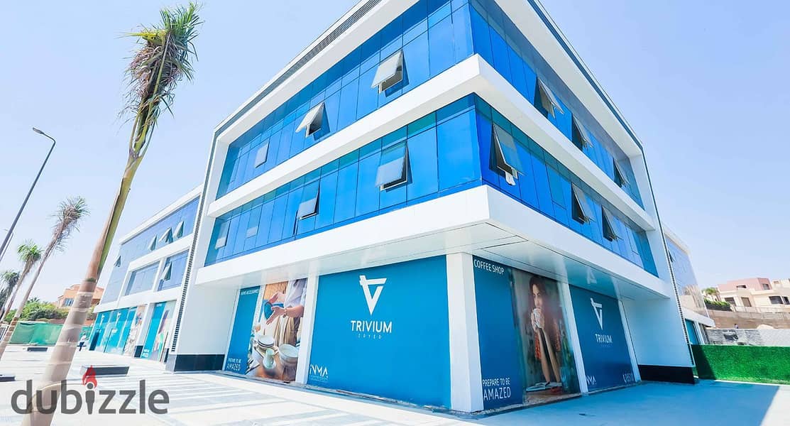 72 sqm office or clinic for rent in Trivium Mall, Zayed, next to Capital Business Park and Park Street 9