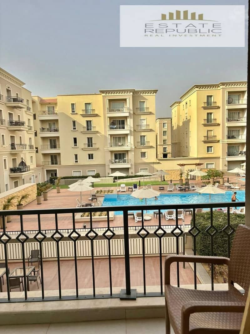 Apartment for rent Fully furnished  dierct on pool in mivida emaar new cairo 0