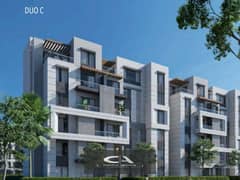 Two-room apartment for sale, ground floor, garden, fully finished In the heart of October in Badya Palm Hills Compound Received 2025 * Badya * 0