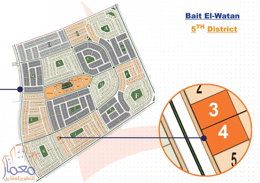 شقة للبيع 160 متر استلام فوري فيو حمام سباحة الحي الخامس بيت الوطن التجمع الخامس  beit al wtan new cairo 2