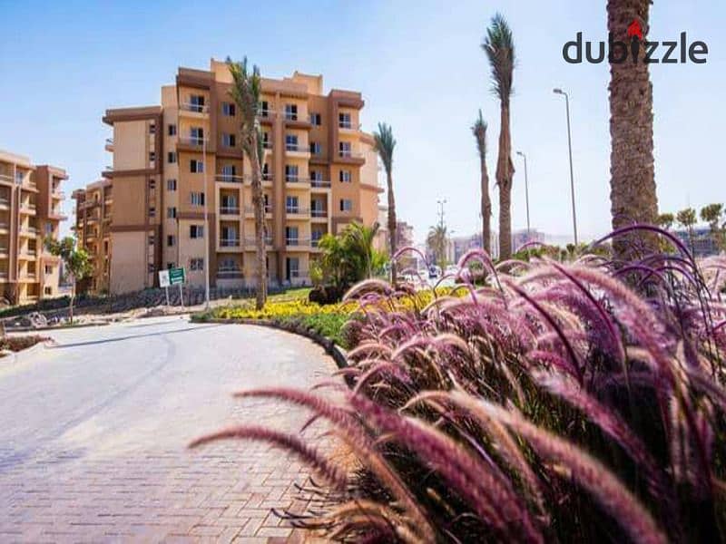 Apartment for sale in October 121 m 3 rooms in installments and 25% discount, the nearest delivery in a fully serviced compound 7