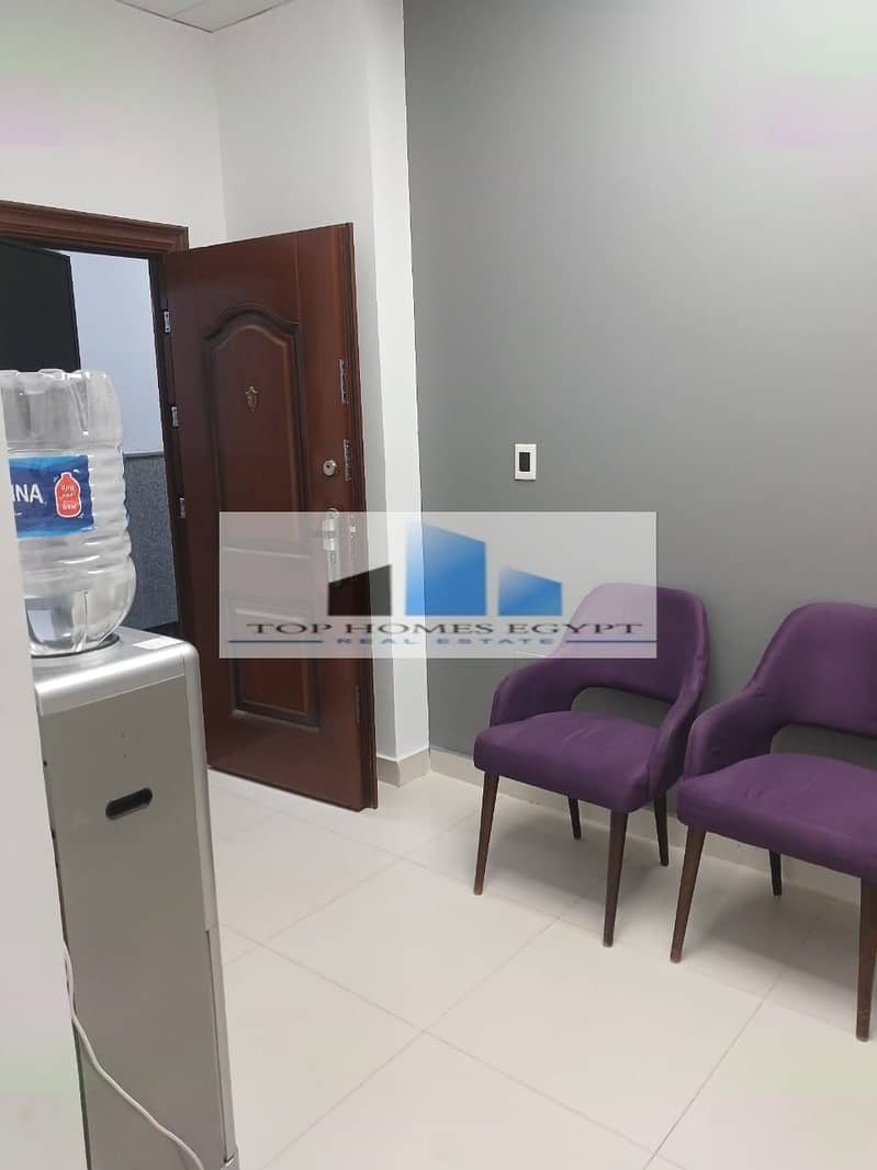 Clinic for sale 44 SQM furnished with ACs in Katameya Mall - 5th Settlement 5