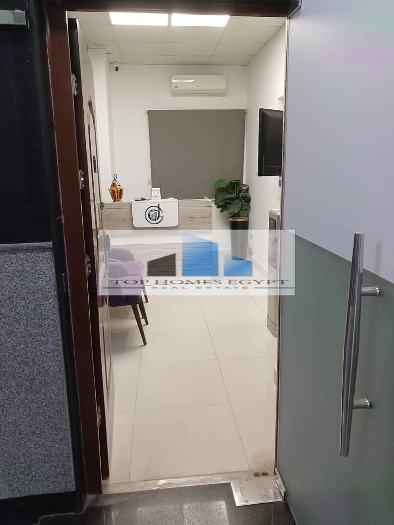 Clinic for sale 44 SQM furnished with ACs in Katameya Mall - 5th Settlement 6