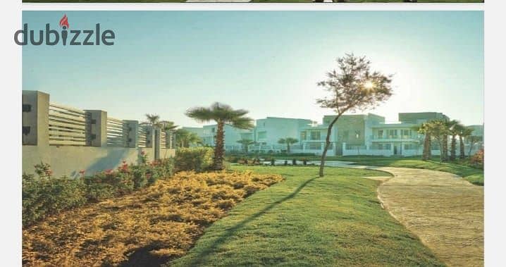 View and receive immediately a garden villa with landscape view in Sheikh Zayed, eastern expansions, in front of Mall of Arabia, in installments 11