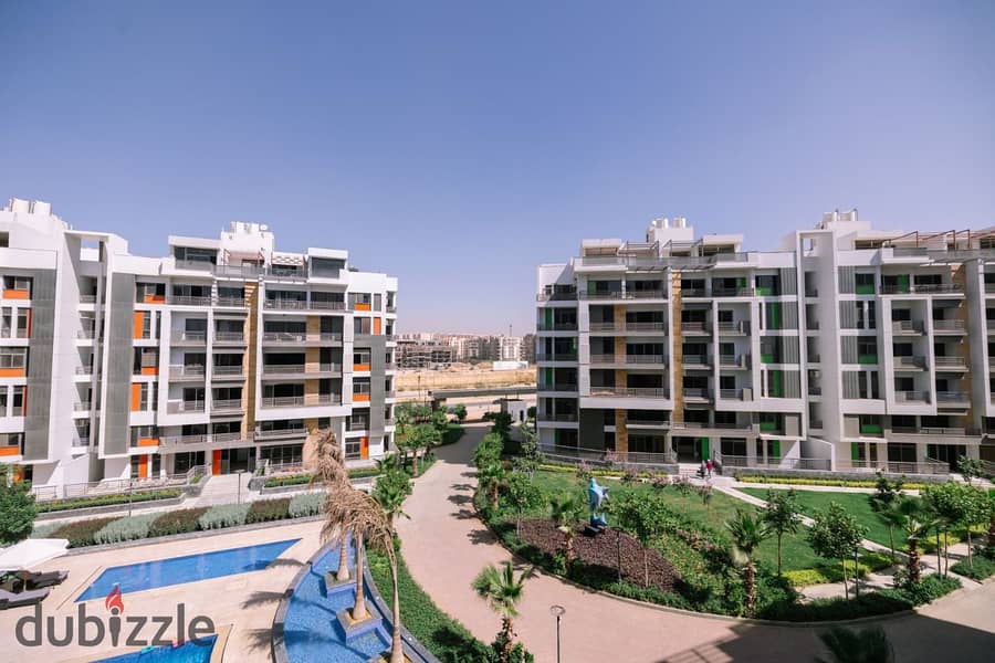 Penthouse by the pool in a compound in the Fifth Settlement on the 90th Street Direct 6