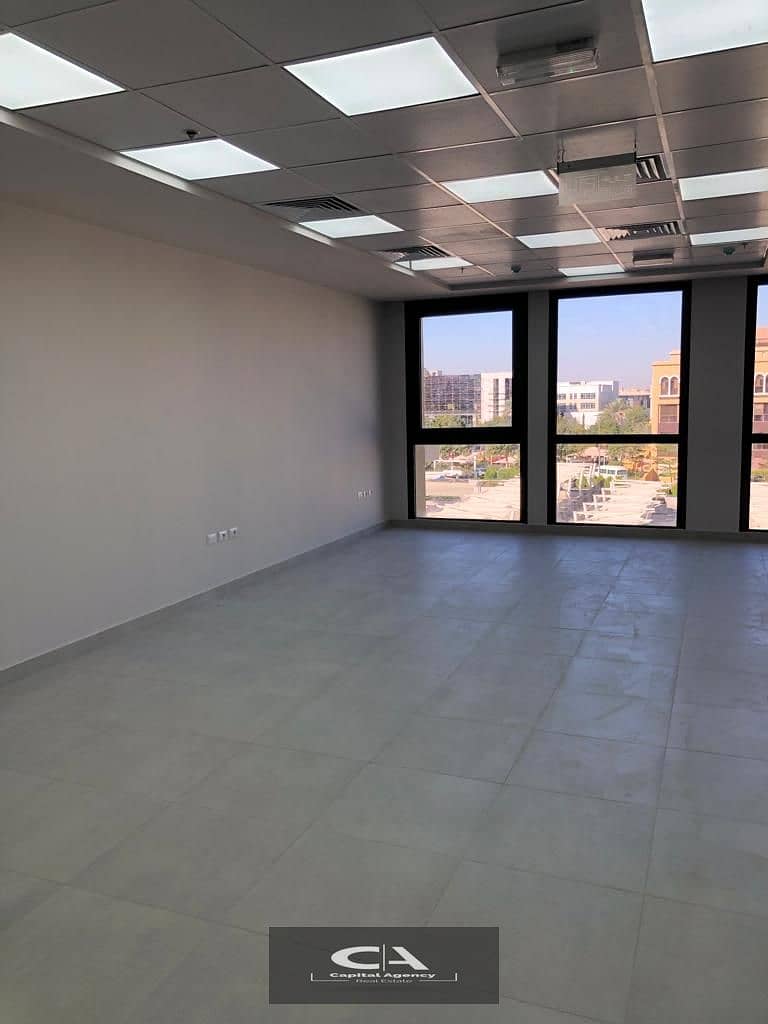 Special price Admin office 93m with Ac's for rent in business park - Mivida - New Cairo 1