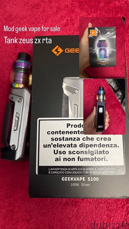 Mood geek Vap Tank zeus zx rta 5