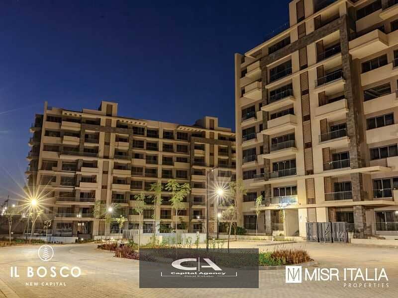 Townhouse villa * resale * Ready to move in the heart of the Administrative Capital with Misr Italia - Al Bosco | Al Bosco 7