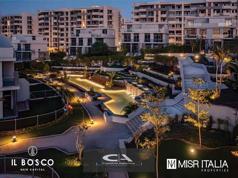 Townhouse villa * resale * Ready to move in the heart of the Administrative Capital with Misr Italia - Al Bosco | Al Bosco 5