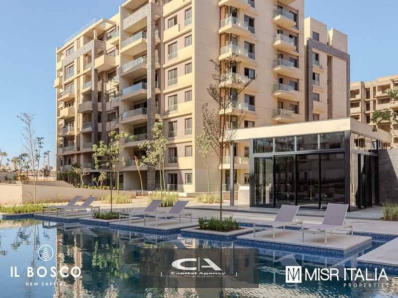 Townhouse villa * resale * Ready to move in the heart of the Administrative Capital with Misr Italia - Al Bosco | Al Bosco 9