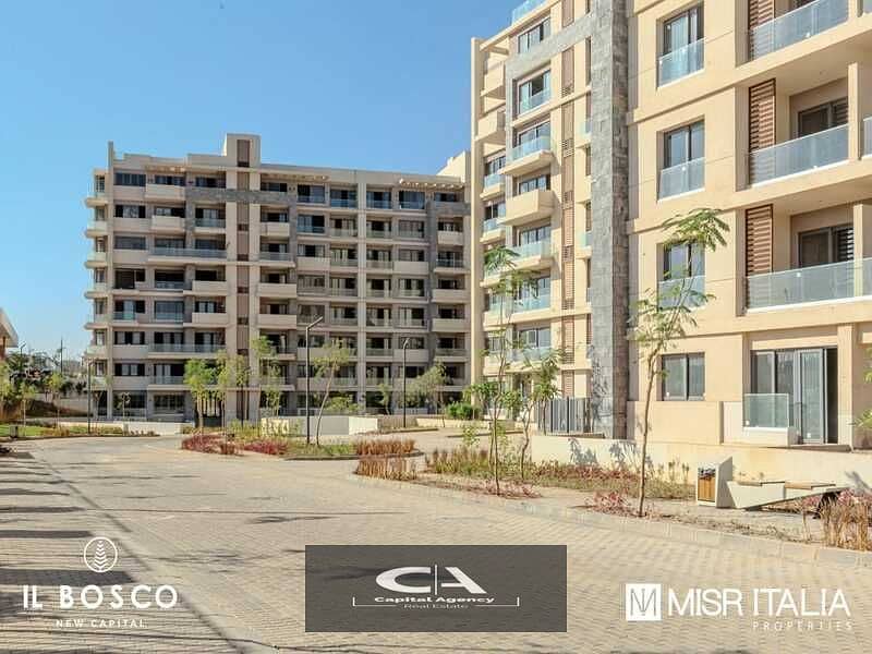 Townhouse villa * resale * Ready to move in the heart of the Administrative Capital with Misr Italia - Al Bosco | Al Bosco 10