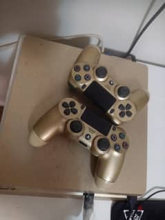 Ps4 slim 2 controller+2cd 0