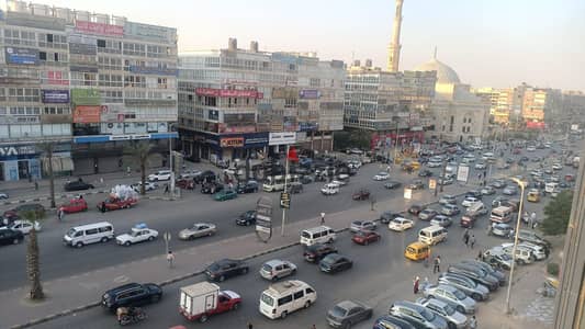 Office for rent on the central axis, 230 meters, facing the street, next to Al-Hosary Mosque