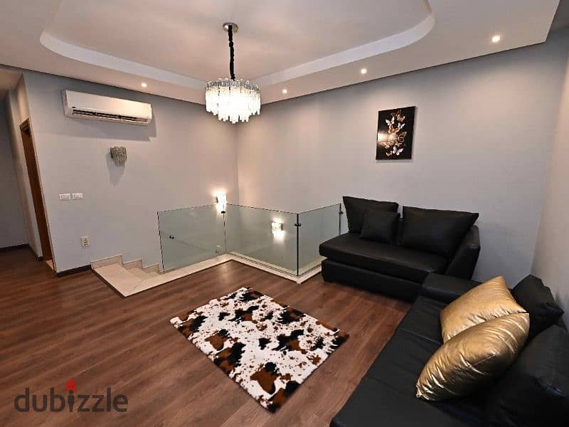 Furnished duplex for rent in Sheikh Zayed, Beverly Hills Westown Compound, hotel furniture 2