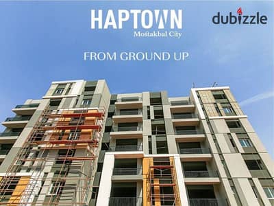 Under market price Apartment In A Prime Location for sale with Down Payment : 6,200,000 At Haptown / Mostakbal City